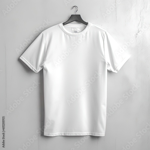a white t shirt mock up image, generative ai