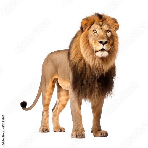 brown lion isolated on white © Tidarat