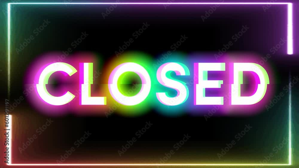 art illustration video background graphic text motion animation 4k quality footage design concept of closed glitch art illustration video background graphic text motion animation 4k quality footage design concept of closed glitch
