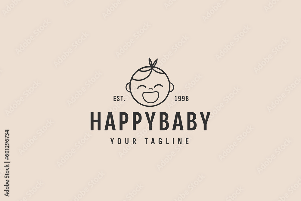 baby shop logo vector icon illustration baby shop logo vector icon illustration