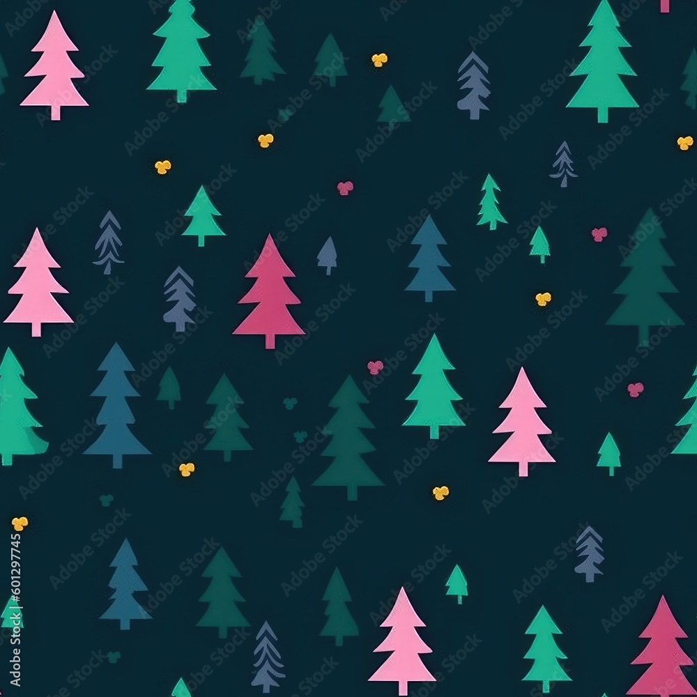 Obraz premium Seamless abstract Nature Patterns generative ai illustration 