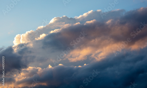 Wallpaper Mural Rain clouds at sunset as background Torontodigital.ca