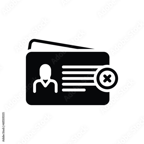 Black solid icon for expires 