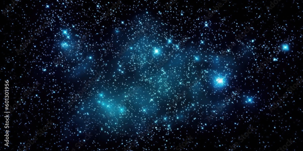 Naklejka premium Starry sky. Beautiful illustration picture. Generative AI