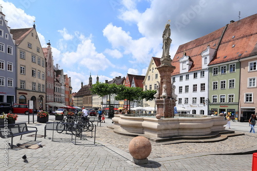 Old town of Landsberg am Lech with the 