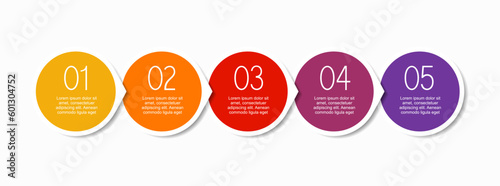 Infographic design template with place for your data. Vector illustration.