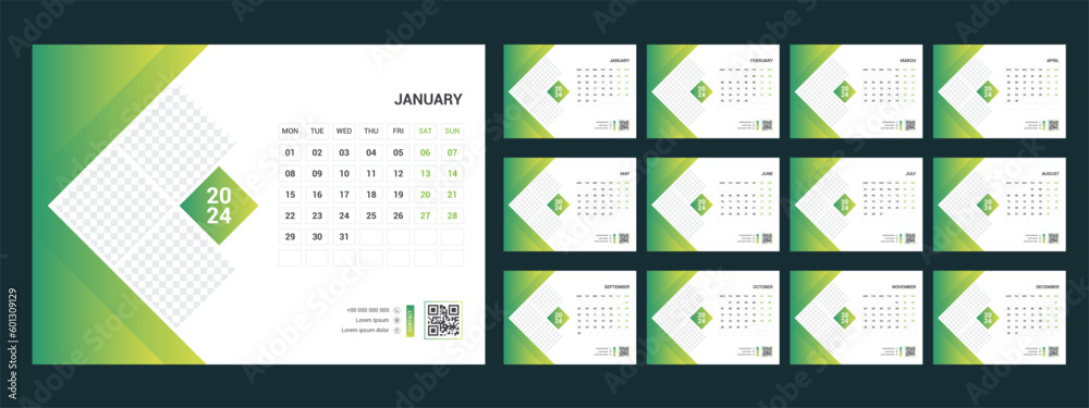 calendar-2024-planner-corporate-template-design-set-week-starts-on