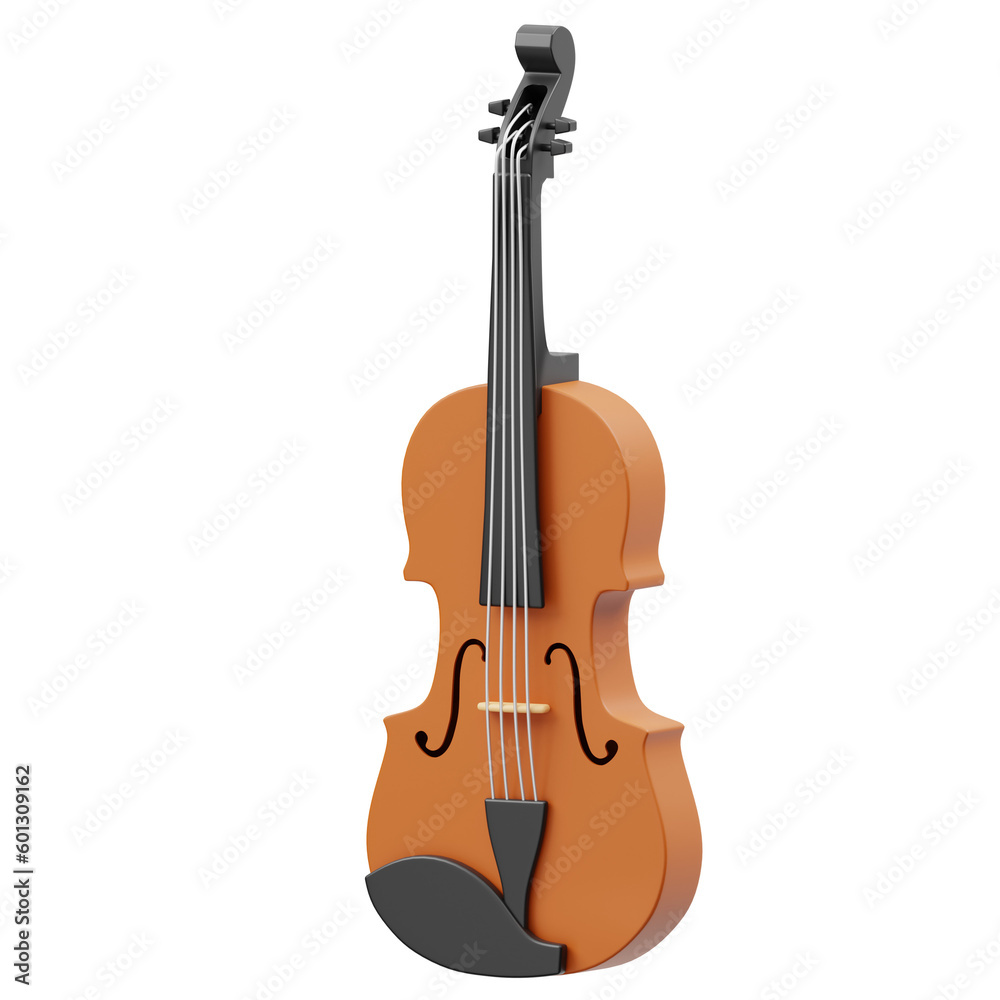 Violin Musical Instrument 3D Icon Violin Musical Instrument 3D Icon