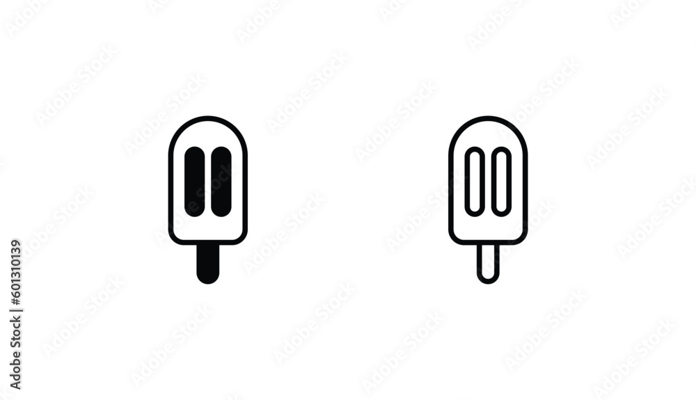 Ice Cream icon design with white background stock illustration Ice Cream icon design with white background stock illustration