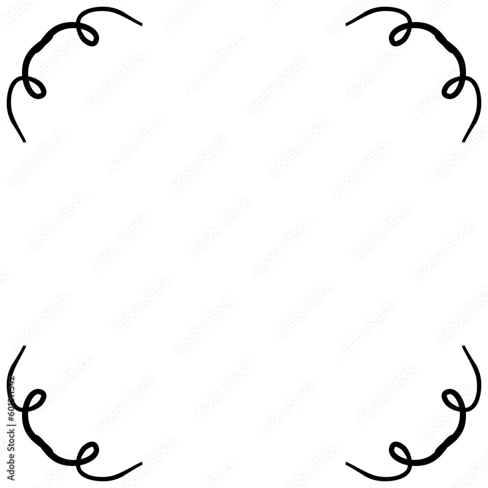 Hand Drawn Doodle Frame Border Hand Drawn Doodle Frame Border