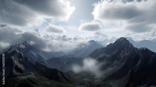 Mountain Hills Sky Mountain sky landscape nature and forest