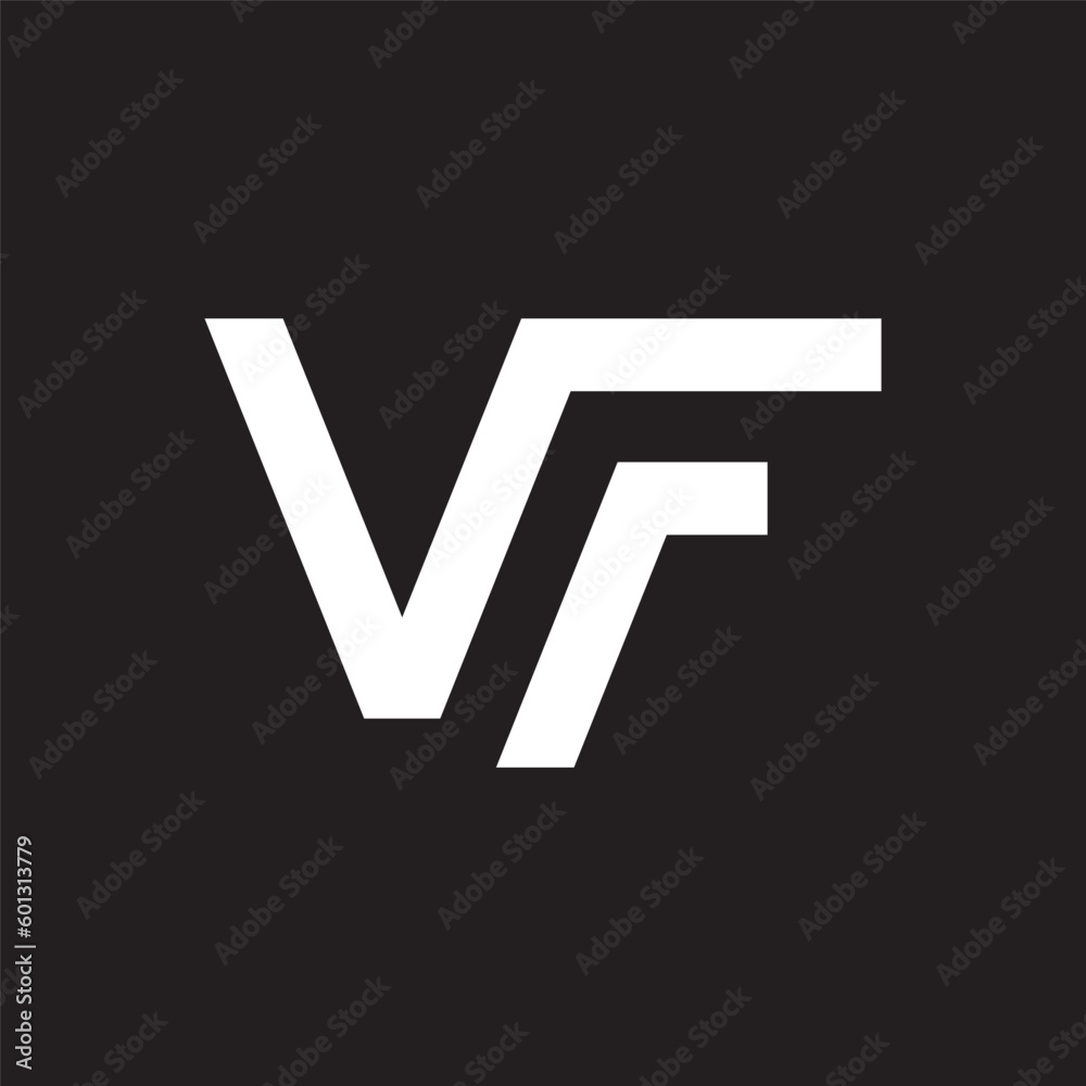 initial vf letter logo vector icon illustration