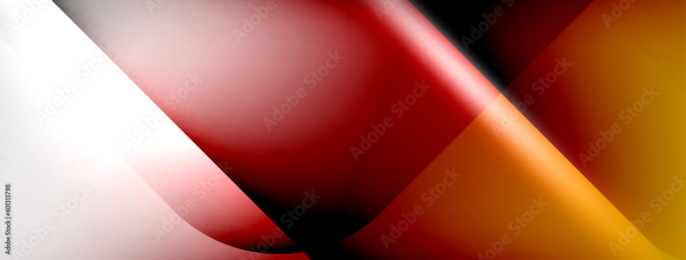 Obraz premium Vector abstract line background with glowing effects and shadows. Vector Illustration For Wallpaper, Banner, Background, Card, Book Illustration, landing page