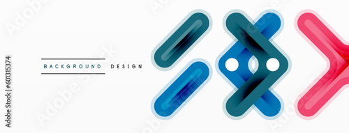 Cross line background minimal geometric template. Design for wallpaper, banner, background, landing page, wall art, invitation, prints, posters
