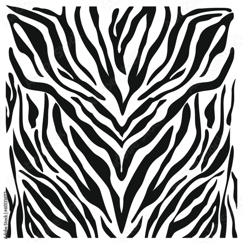 Big cat fur pattern. Decorative tiger pattern seamless vector illustration. Elegant and stylish background for fabric clothes.	
