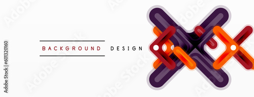 Cross line background minimal geometric template. Design for wallpaper, banner, background, landing page, wall art, invitation, prints, posters