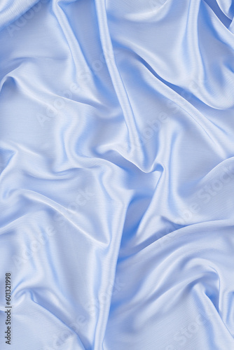 blue satin fabric