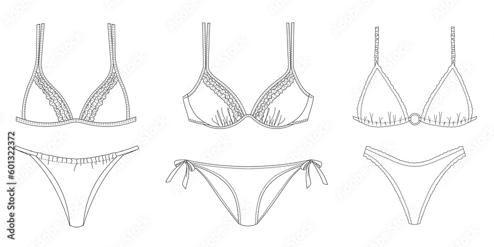 Woman sustainable swimwear, technical drawing, template, sketch, flat, mock up. Recycled PA, Recycled PES, Lycra fabric. Swimwear fashion front view, white color
Woman sustainable swimwear, technical drawing, template, sketch, flat, mock up. Recycled PA, Recycled PES, Lycra fabric. Swimwear fashion front view, white color