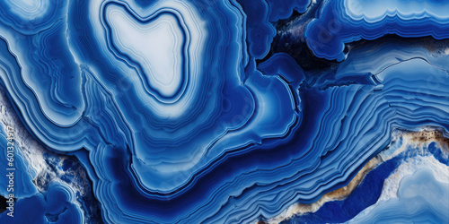 Indigo agate background image, wallpaper, texture, digital illustration, generated by AI