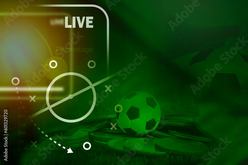 business in football club and soccer team manager, online sport betting concept  © janews094