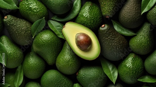Avocados fullframe as texture
