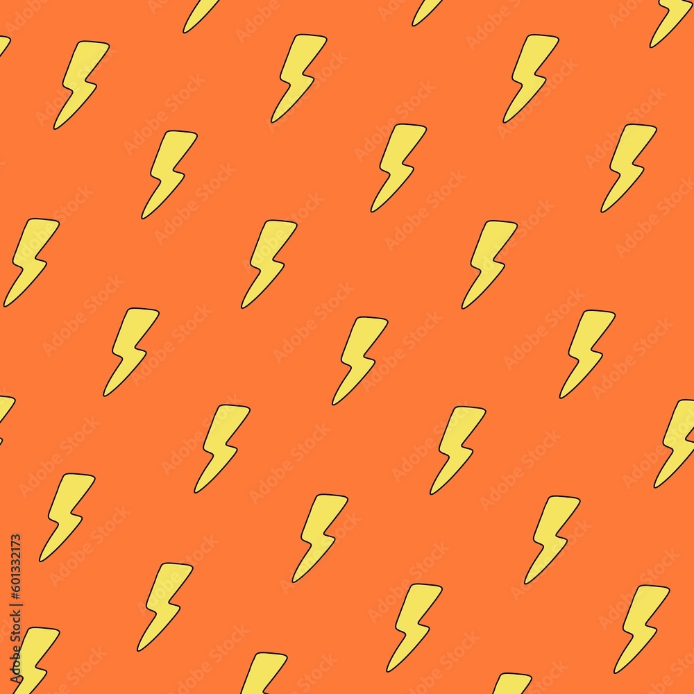 seamless pattern with thunder seamless pattern with thunder