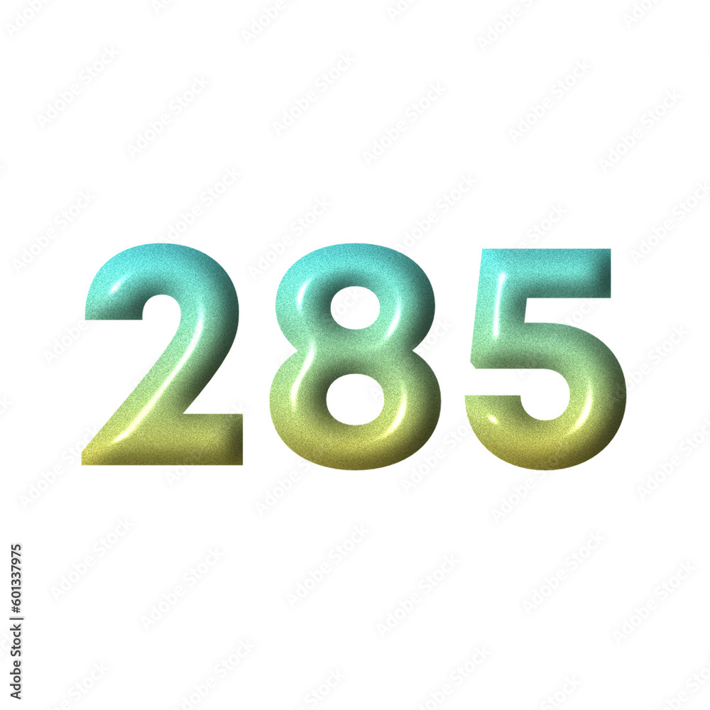 3D number yellow tosca gradient color png 3D number yellow tosca gradient color png
