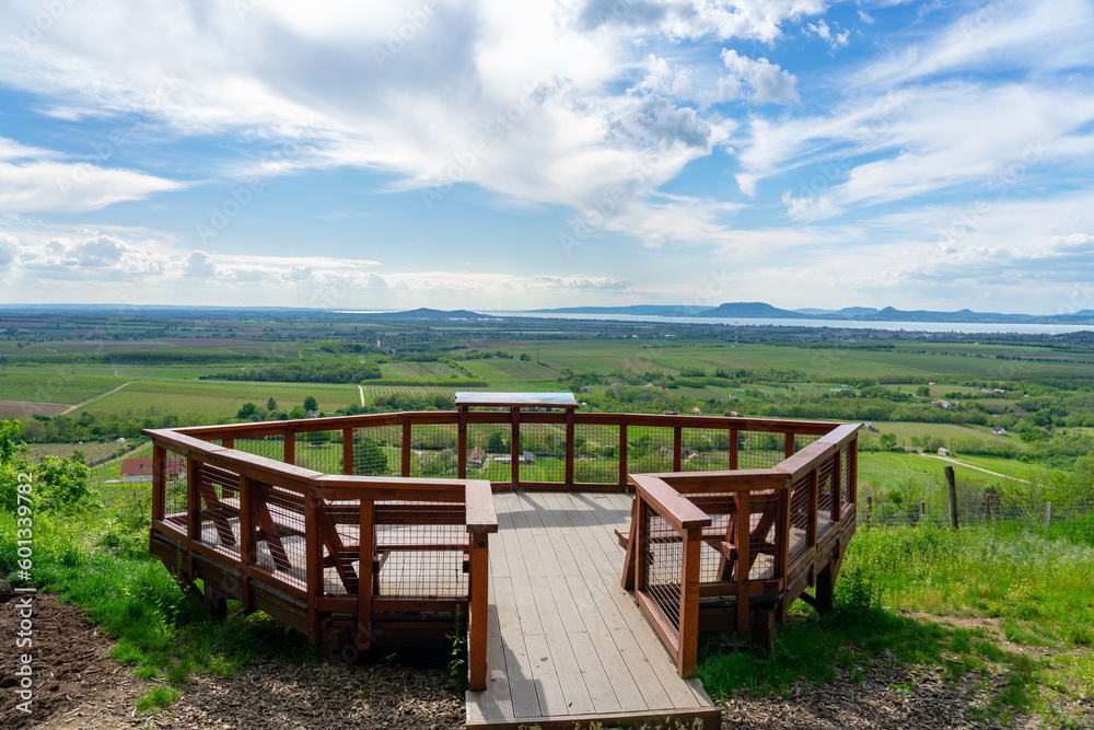 observation view point in Balatonlelle Hungary