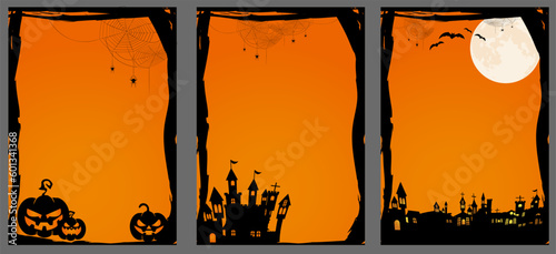 The spooky night background. Spooky night halloween background. Halloween theme dark background. Halloween spooky night background
