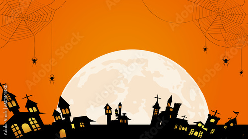 The spooky night background. Spooky night halloween background. Halloween theme dark background. Halloween spooky night background 