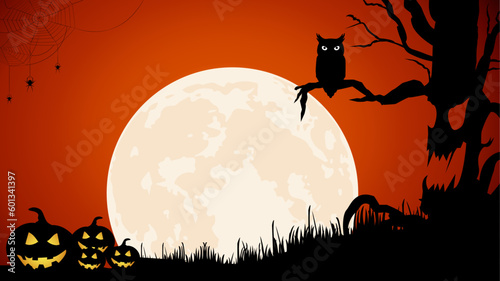 The spooky night background. Spooky night halloween background. Halloween theme dark background. Halloween spooky night background
