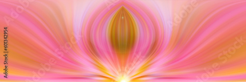 Futuristic red pink colors abstract energy flower. Creative background.