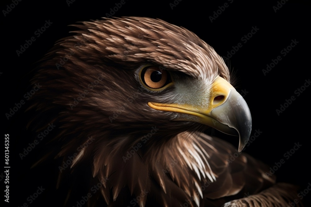 Naklejka premium portrait of a eagle