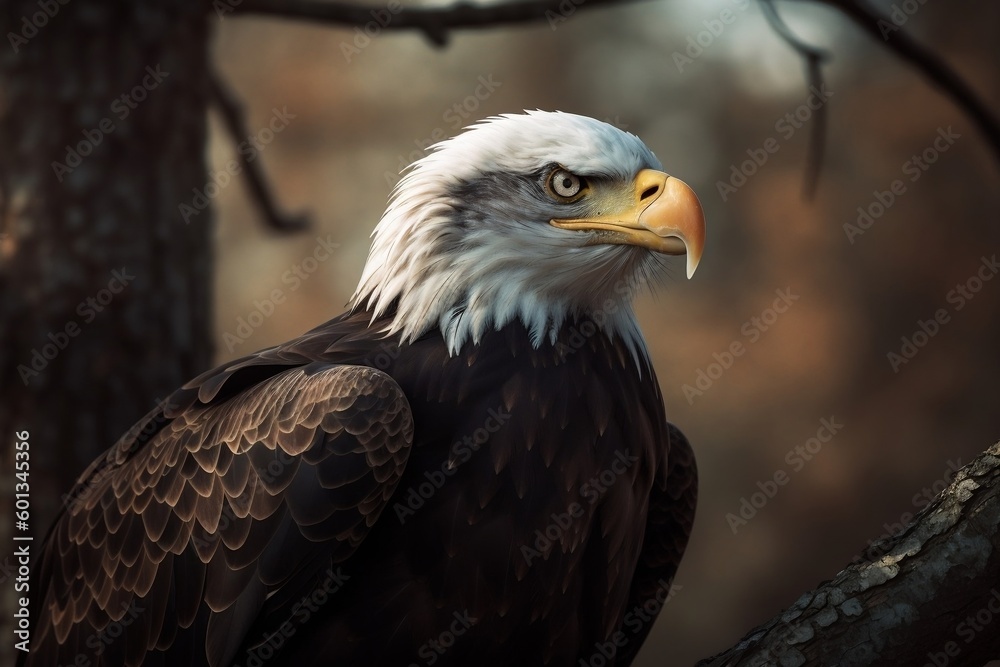 Obraz premium american bald eagle
