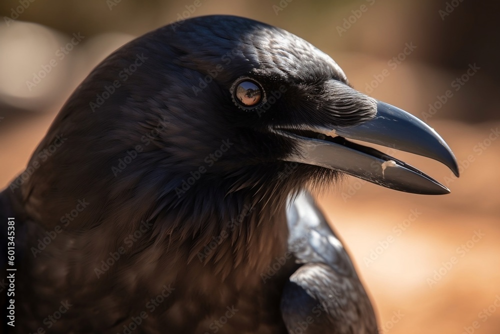 close up of a crow close up of a crow