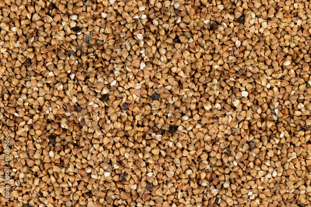 natural ecological grown buckwheat, close up natural ecological grown buckwheat, close up