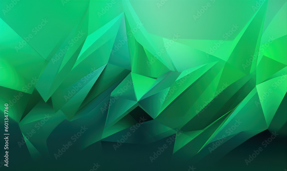 Abstract kelly green color background or wallpaper with random designs ...