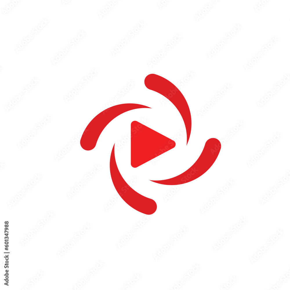 live streaming media video tv online red news play logo design symbol live streaming media video tv online red news play logo design symbol