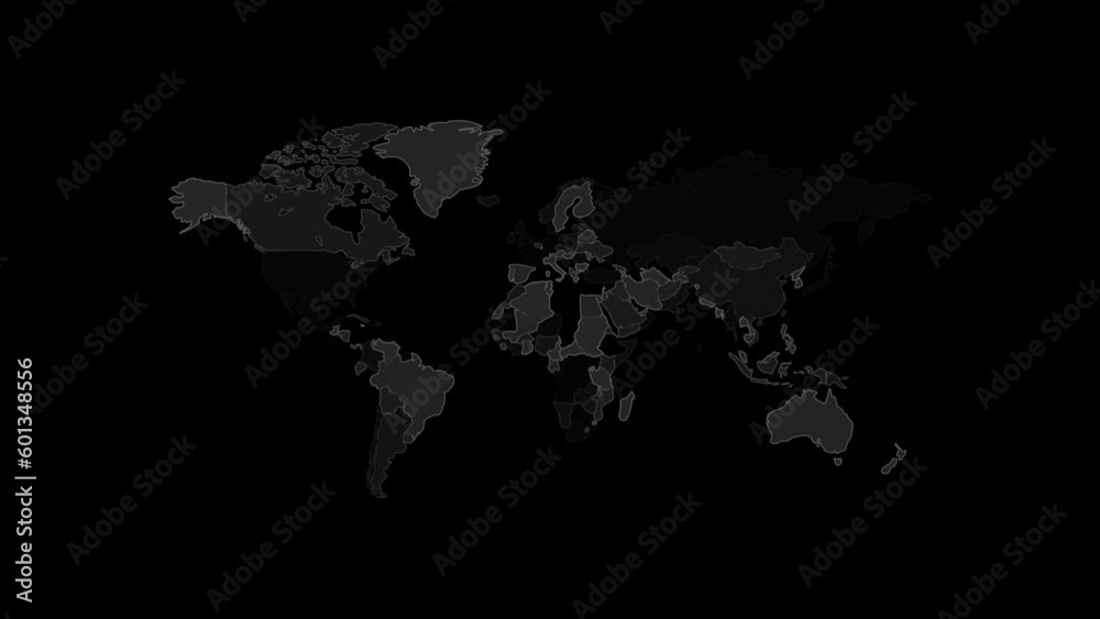 A stylized rendering of the World map conveying the modern digital age and its emphasis on global connectivity among people A stylized rendering of the World map conveying the modern digital age and its emphasis on global connectivity among people