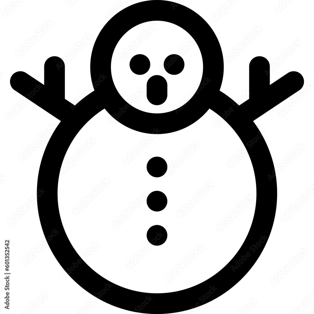 Obraz premium Snowman Icon