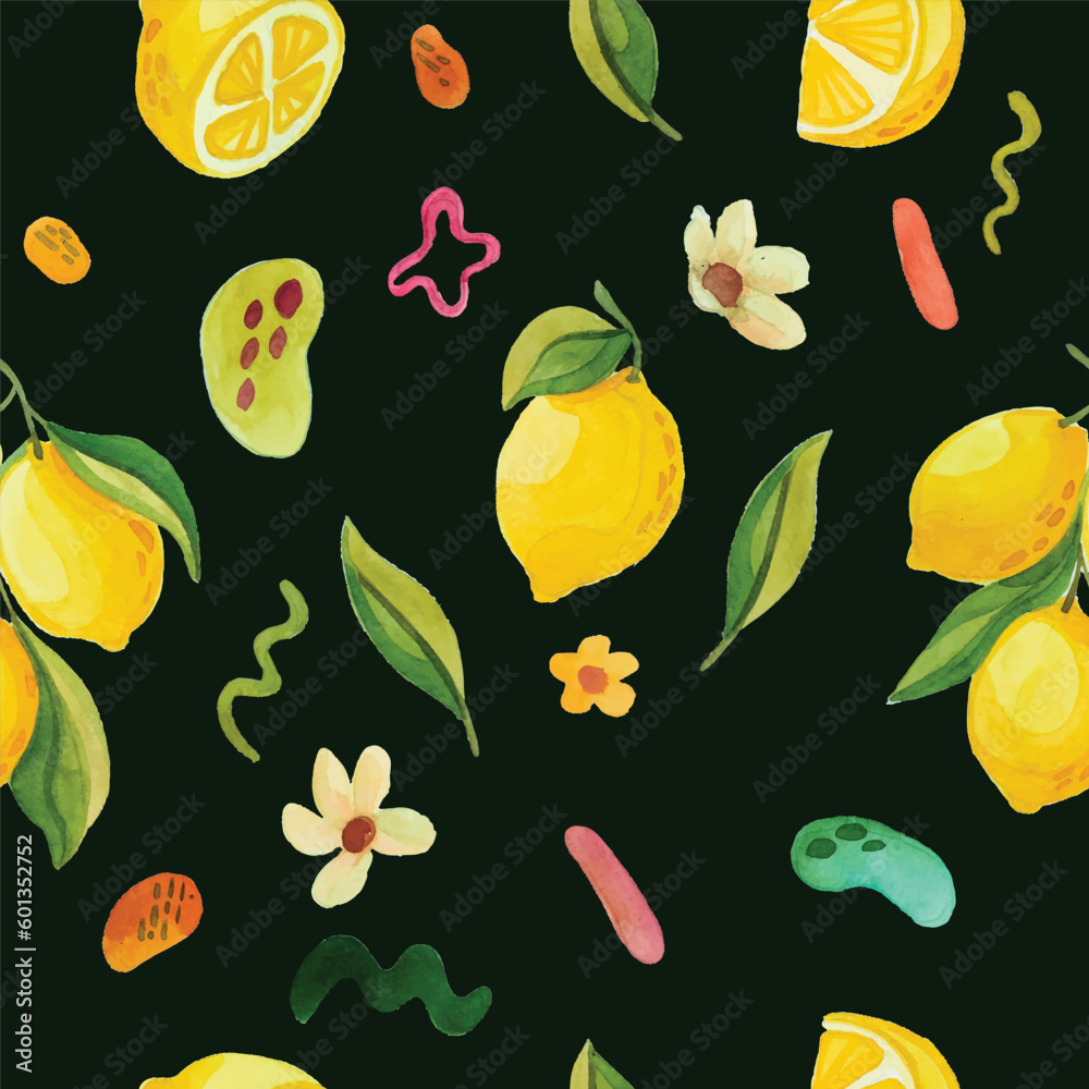 lime seamless pattern watercolor hand draw lime seamless pattern watercolor hand draw