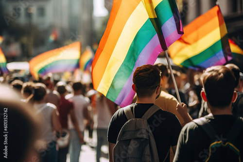 LGBT Pride parade, generative ai.