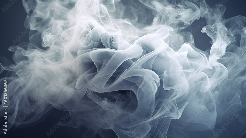 Fototapeta premium Smoke with background, 3d render,Generative, AI, Illustration.