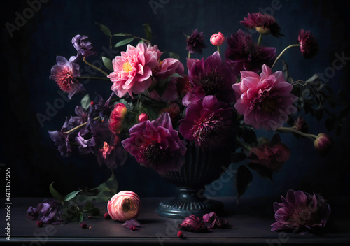 flowers on a dark background © Nilima