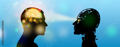 Tableau sur toile AI reads human's mind