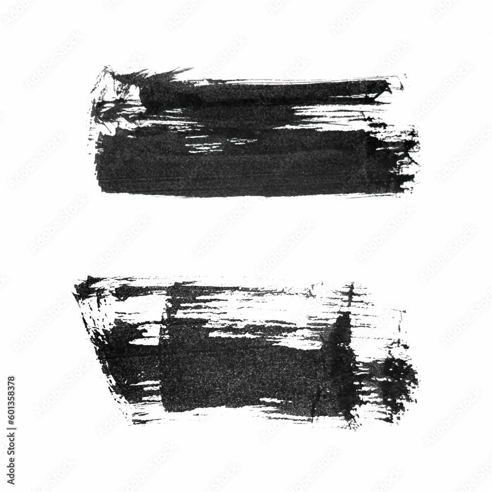 Abstract vector paint smears set. Hand drawn design element. Black ink marks on white background. Grunge texture. Abstract vector paint smears set. Hand drawn design element. Black ink marks on white background. Grunge texture.