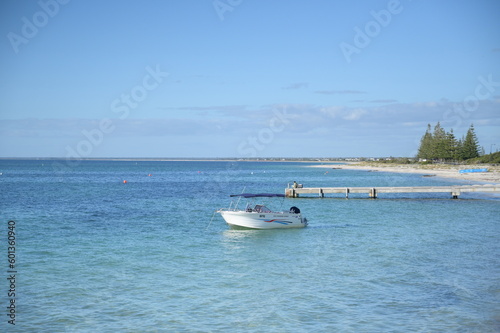 Transparent beach view in Australia