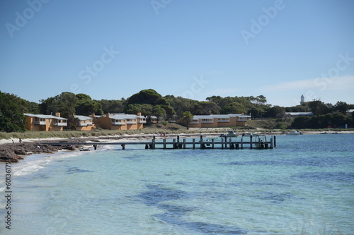 Transparent beach view in Australia
