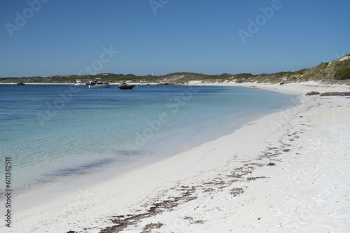 Transparent beach view in Australia