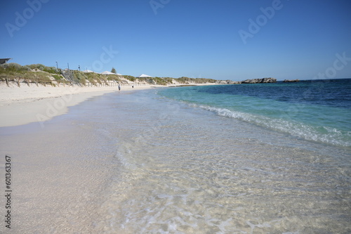 Transparent beach view in Australia